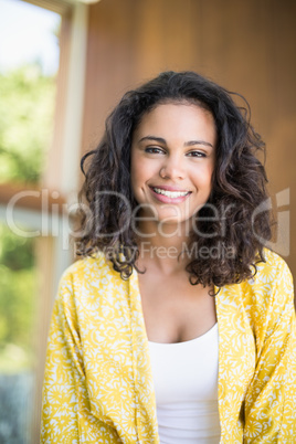 Portrait of happy woman