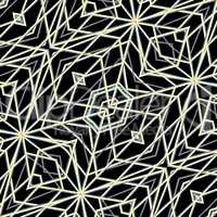 Complex Polygons Motif Futuristic Pattern
