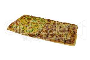 Isolated Very Large Rectangular Pizza