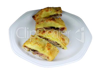 Pizza Pie Slices with Filling