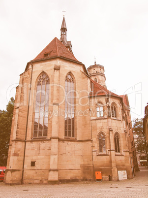 Stiftskirche Church, Stuttgart vintage