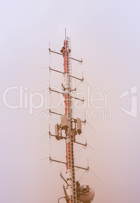 Communication tower vintage