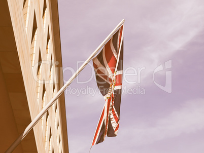 UK flag vintage