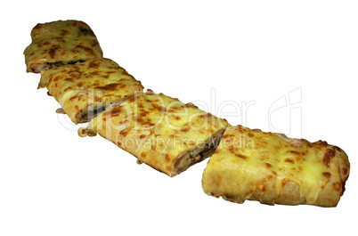 Sliced Long Pizza Roll