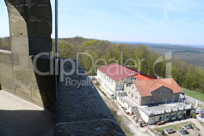 Blick vom Wittelsbacher Turm bei Bad Kissingen