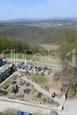 Blick vom Wittelsbacher Turm bei Bad Kissingen