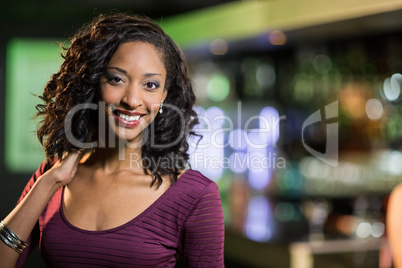 Portrait of smiling woman