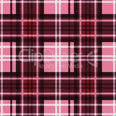 Seamless checkered pattern in red and white