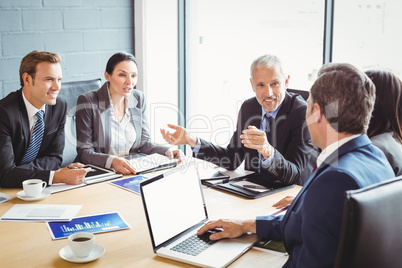 Businesspeople in conference room