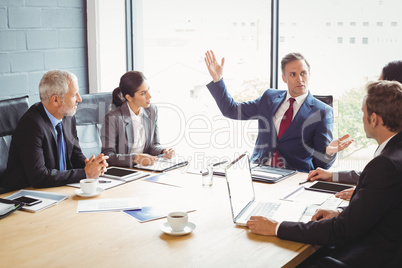 Businesspeople in conference room