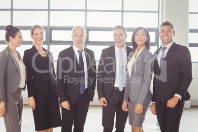 Portrait of confident business team