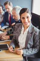 Businesspeople in conference room