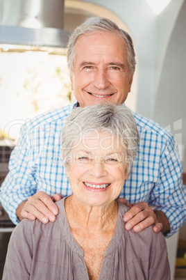 Portrait of cheerful senior couple