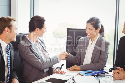 Businesspeople in conference room