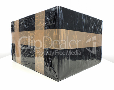 Black packet parcel Black packet parcel