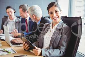 Businesspeople in conference room