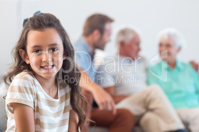 Portrait of innocent girl