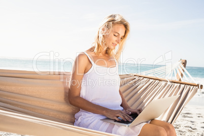 Woman using her laptop Woman using her laptop