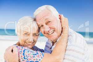 Portrait of lovely senior couple