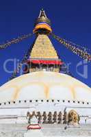 Boudhanath in Kathmandu, Nepal.