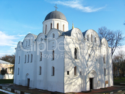 ancient Boriso-Hlebskyi cathedral in Chernihiv