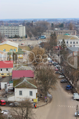 view from the bird's eye view of Kozelets town