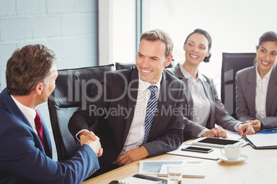 Businesspeople in conference room