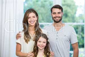 Portrait of smiling family