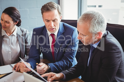 Businesspeople in conference room