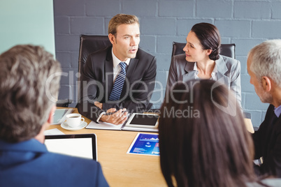 Businesspeople in conference room