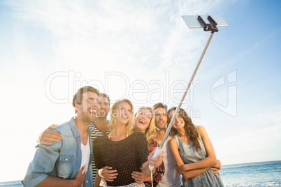 Friends taking a selfie