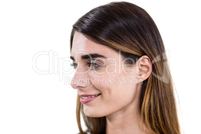Close-up of smiling woman