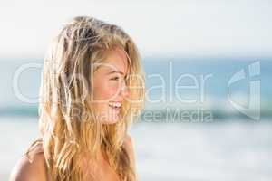 Portrait of woman on the beach