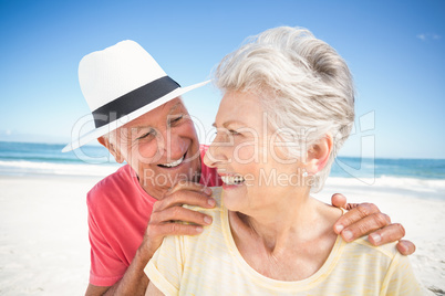 Portrait of smiling senior couple