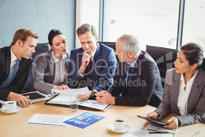 Businesspeople in conference room