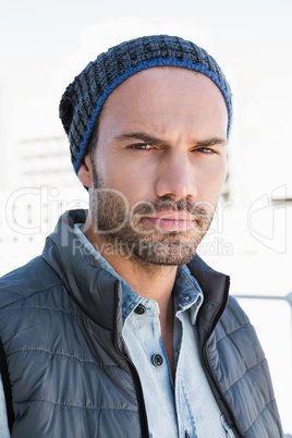 Portrait of confident young man