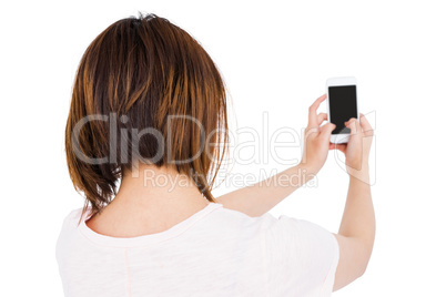 Woman using mobile phone