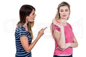 Female friends arguing