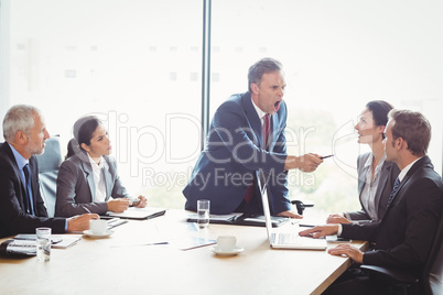 Businesspeople in conference room