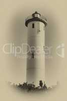 Sepia Daylight Lighthouse Close-up