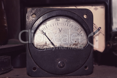 Old big voltmeter