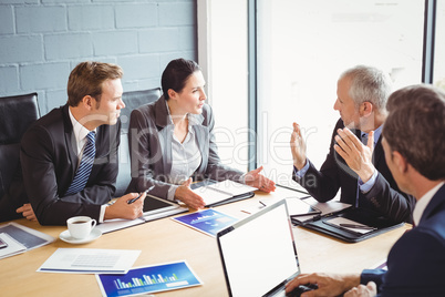 Businesspeople in conference room