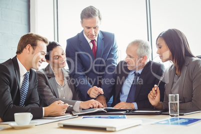 Businesspeople in conference room