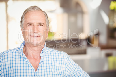 Portrait of smiling senior man