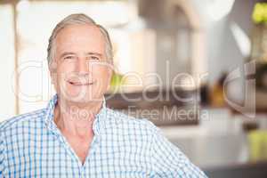 Portrait of smiling senior man