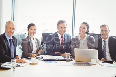 Businesspeople in conference room