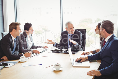 Businesspeople in conference room