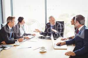 Businesspeople in conference room