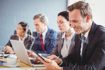 Businesspeople in conference room