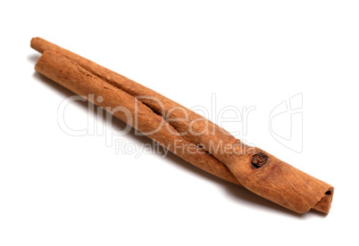Cinnamon stick. Close-up view.